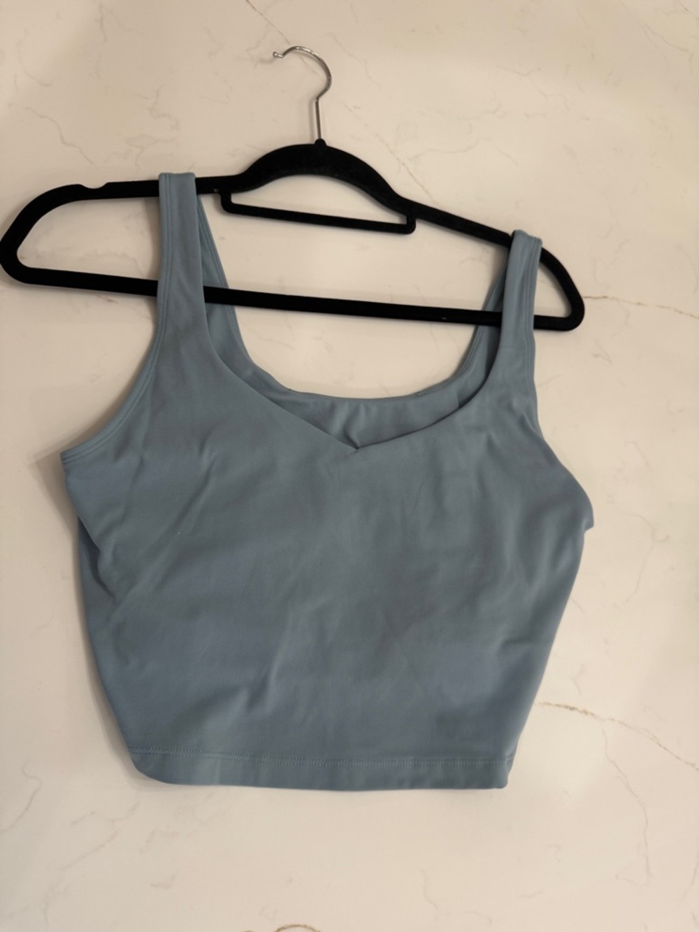 Amazon Essentials Light Blue Cropped Tank